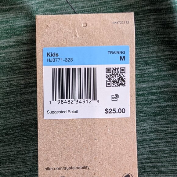 NWT Nike Kids' Dri-FIT Short-Sleeve Top - Picture 2 of 5